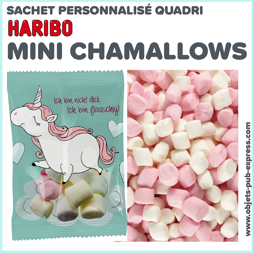 HARIBO MINI CHAMALLOWS  bonbon publicitaire